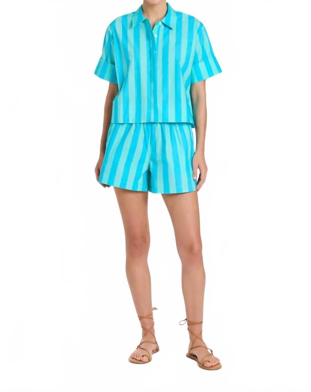 NEW LIVRO club shirt in surf stripes